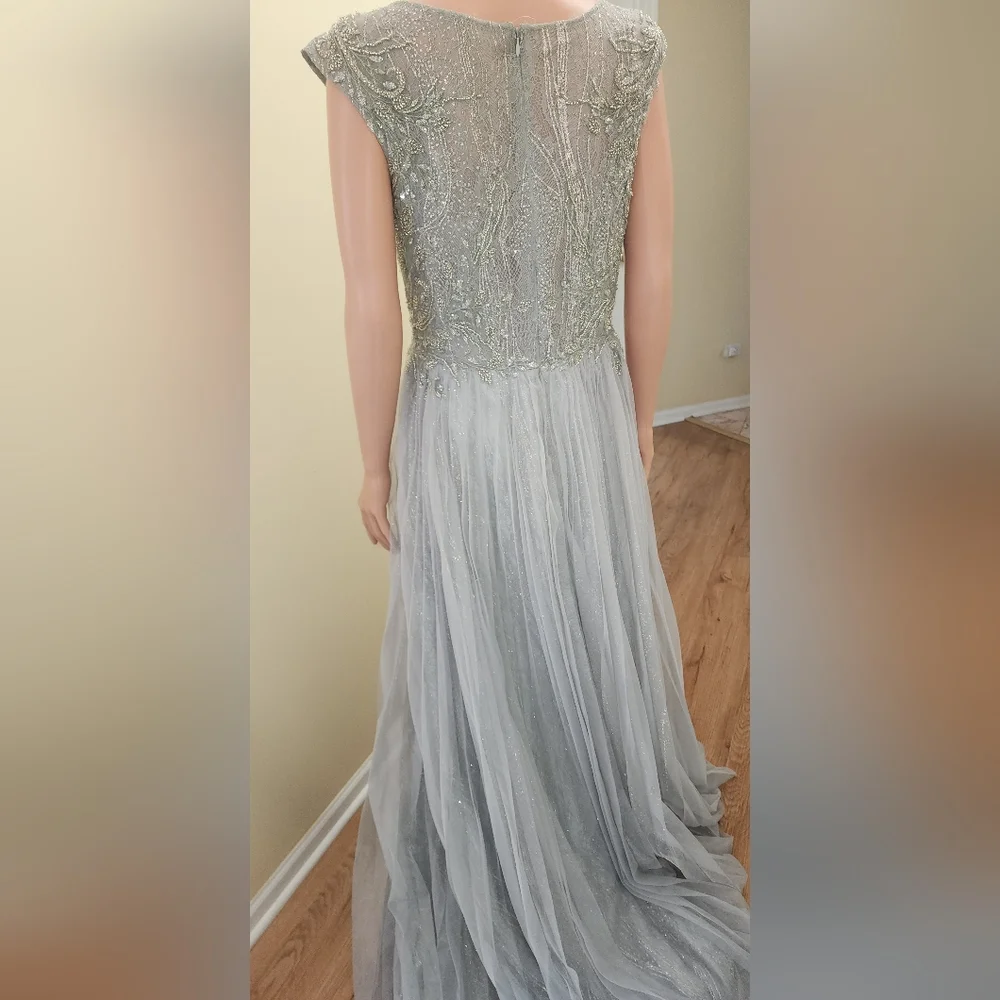 Size 12 - Montage By Mon Cheri Long Dress MSRP $850 - Picture 6 of 15